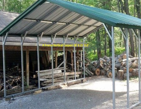A Frame Vertical Carport