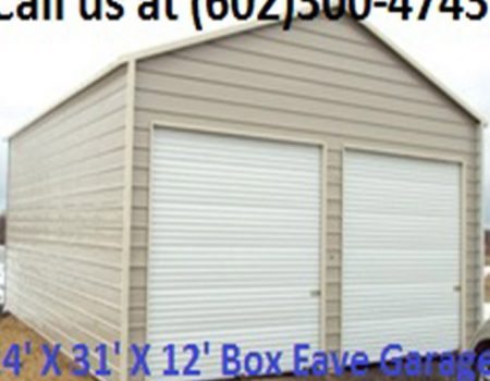 2 Car A Frame Vertical Garage